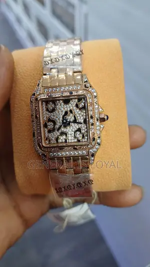 Cartier Panthère Diamond and Ename Ladies Watch