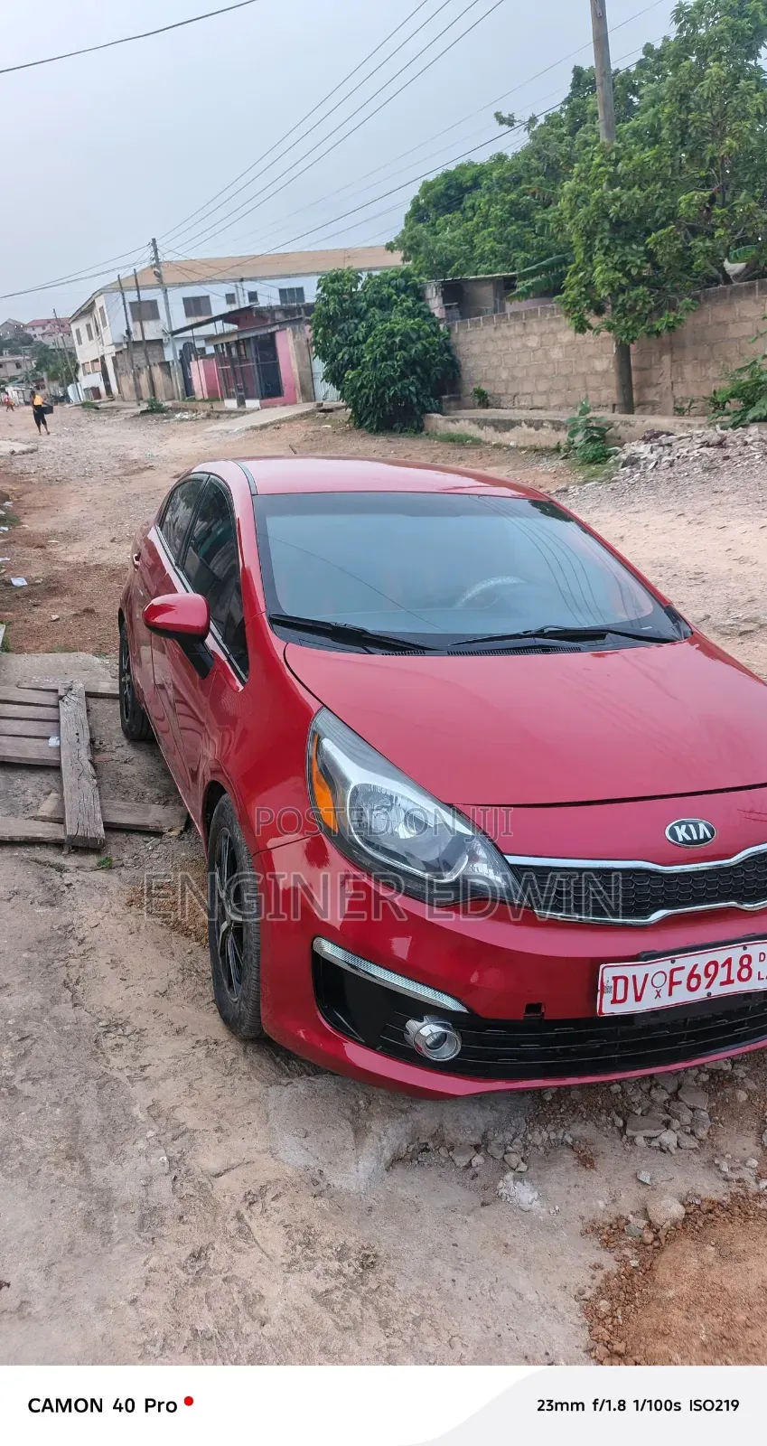 Kia Rio SX 4dr Sedan (1.6L 4cyl 6A) 2013 Red