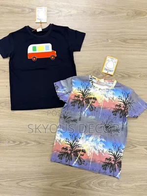 Kids Design T-Shirt Headphone on It,Age 2years to 10years