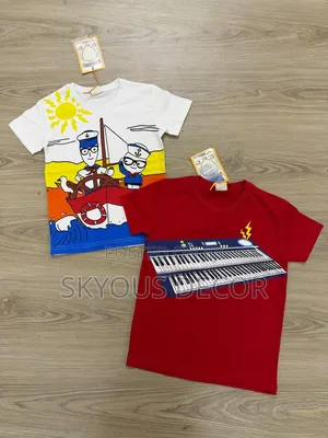 Kids Lemon Design T-Shirt With Key Board ,Age 2years to 10years