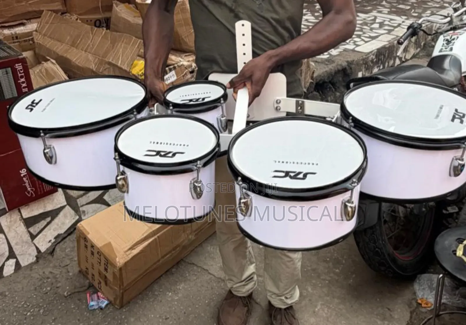 Jac 6-Set Marching Parade Quad Drum-Set.