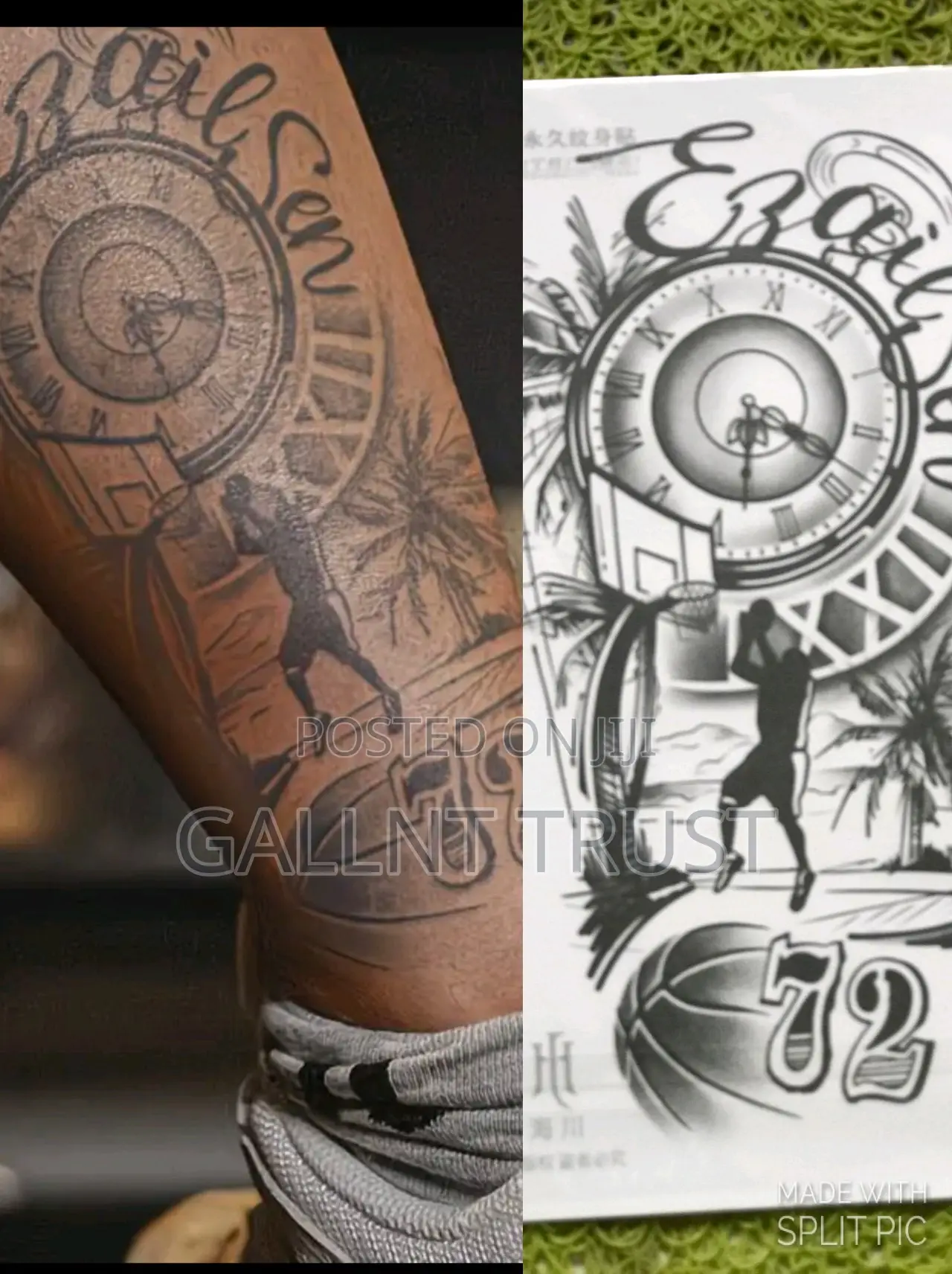 Semi-permanent Tattoo Sticker