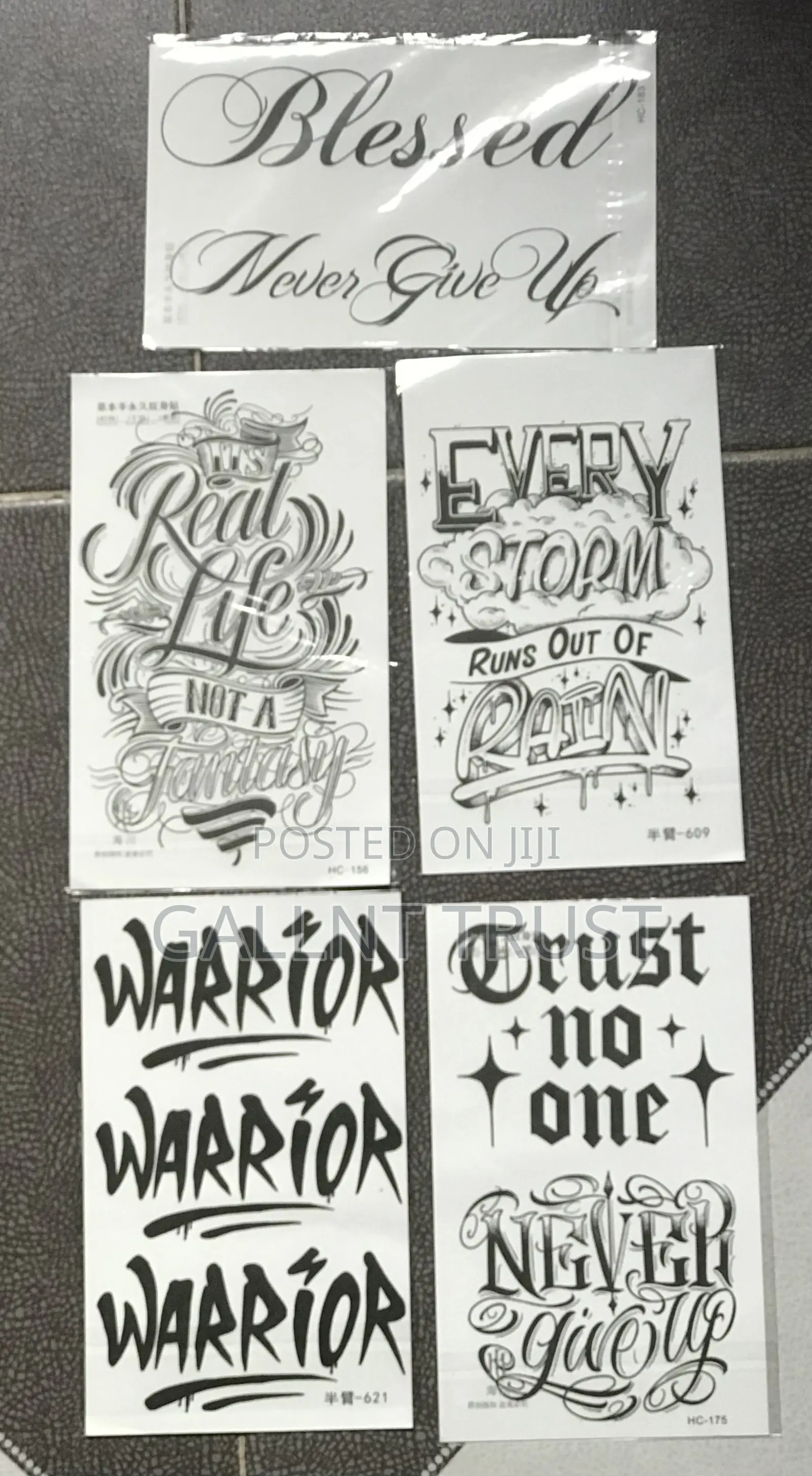 Semi-permanent Tattoo Sticker