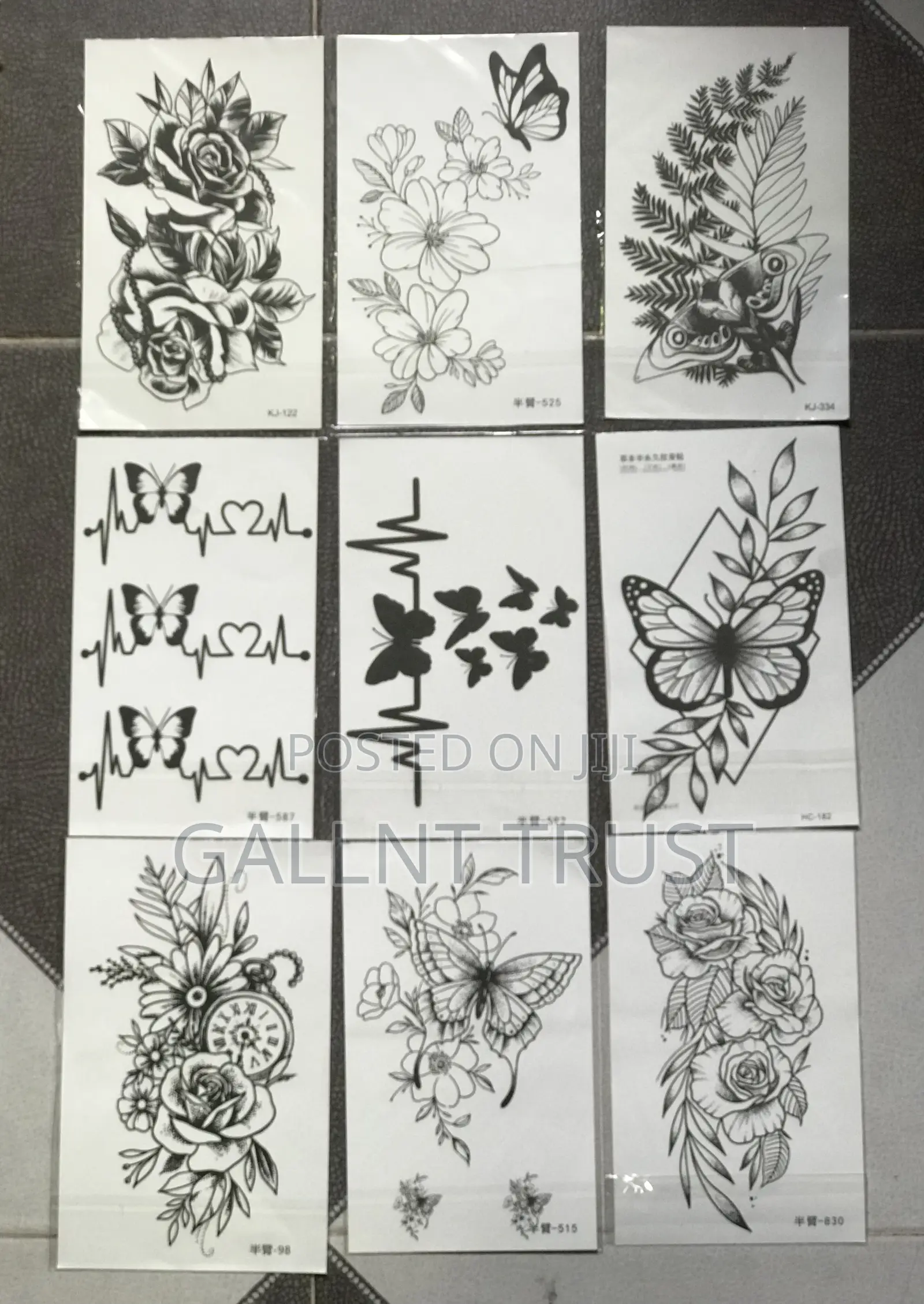 Semi-permanent Tattoo Sticker
