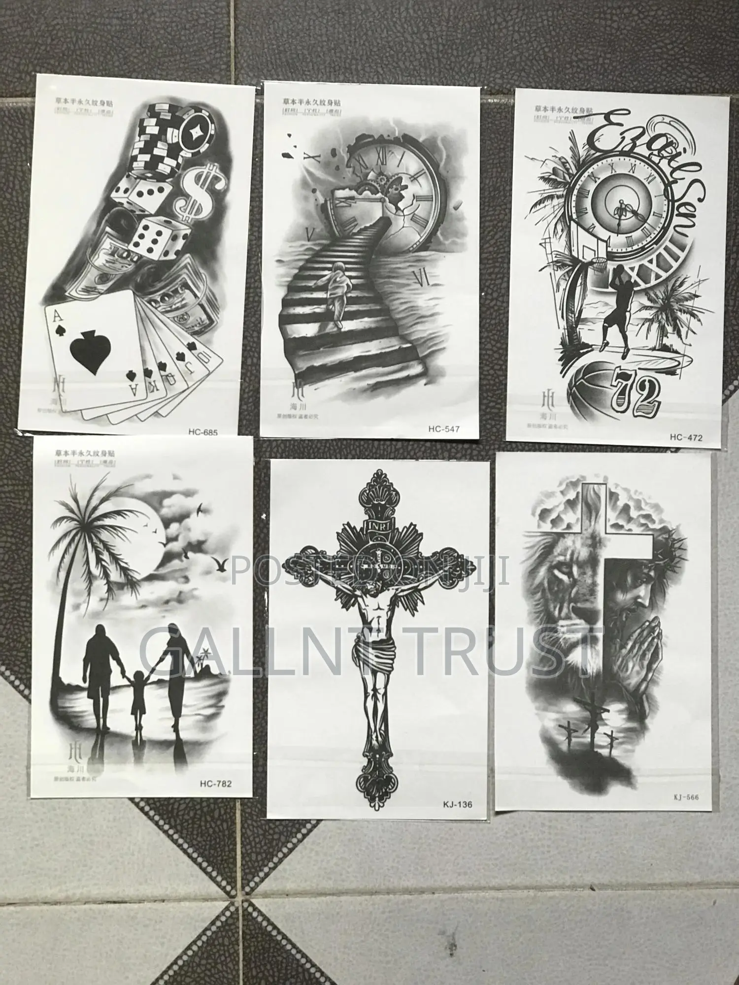 Semi-permanent Tattoo Sticker