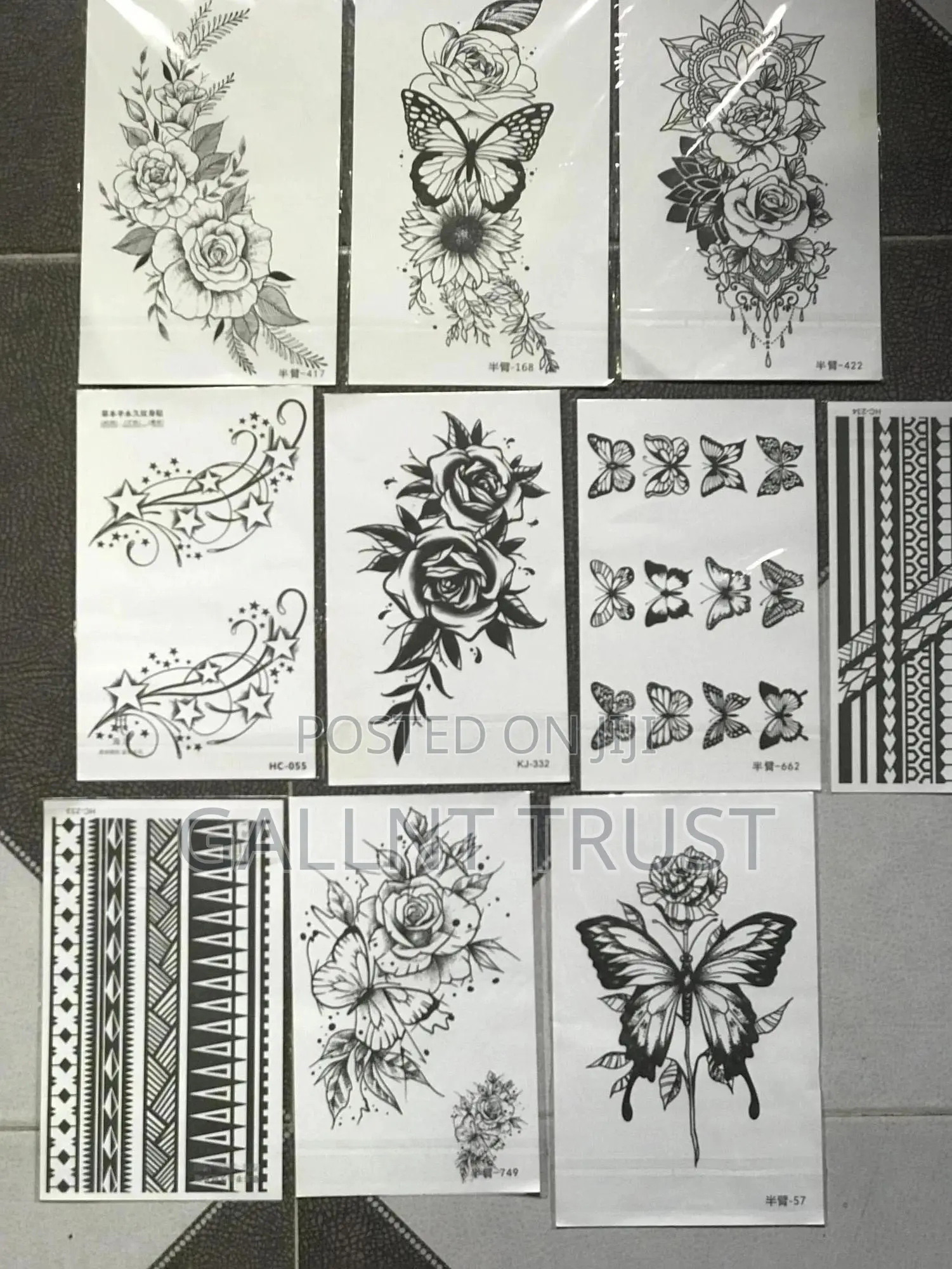 Semi-permanent Tattoo Sticker