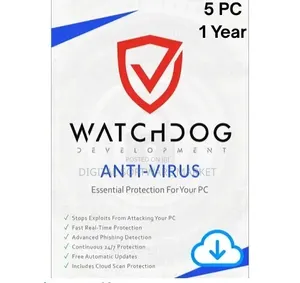 Watchdog Anti-Virus 1-Year | 5-Pc