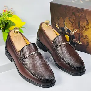 Golden Coxes Men Brown Leather Loafers Shoe