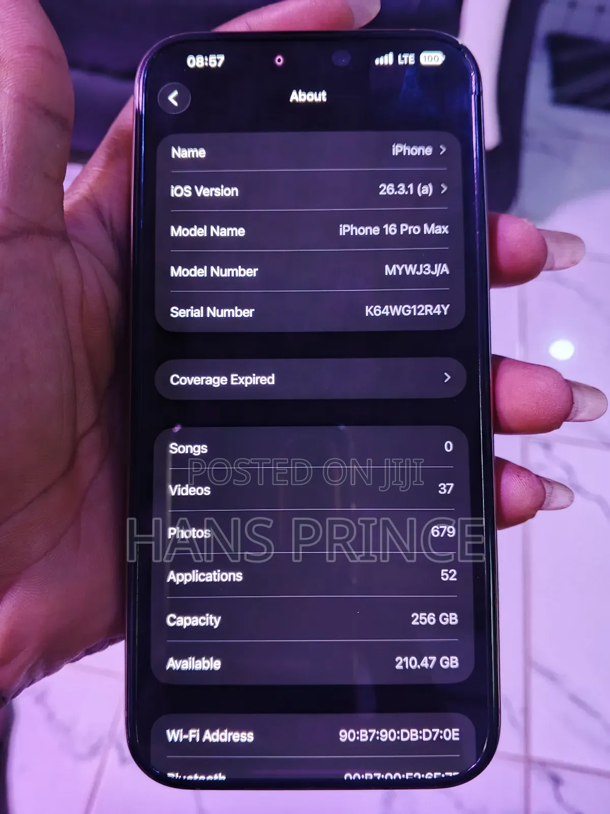 Apple iPhone 16 Pro Max 256 GB Gold