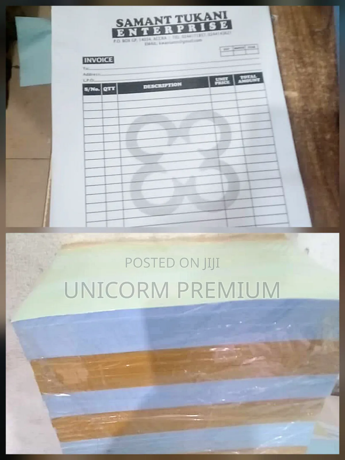 Receipt Books, Invoice Books, Stamps, And General Printing Services