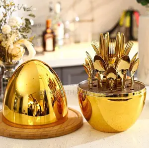 Golden Cutlery Set