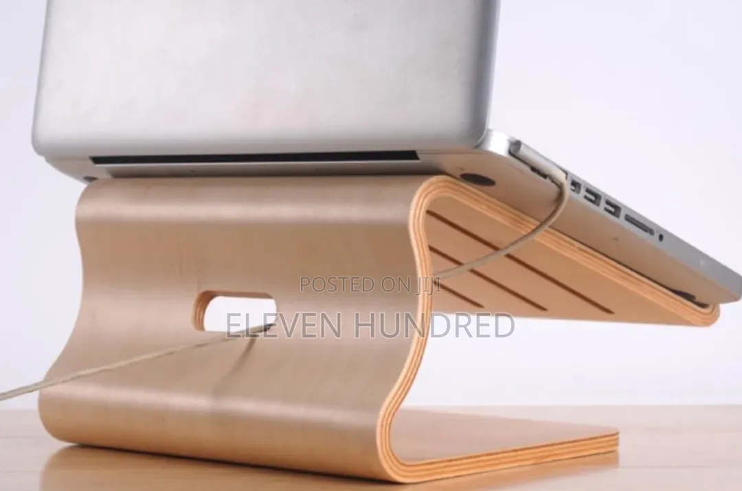 Wood Laptop Desktop Table Stand