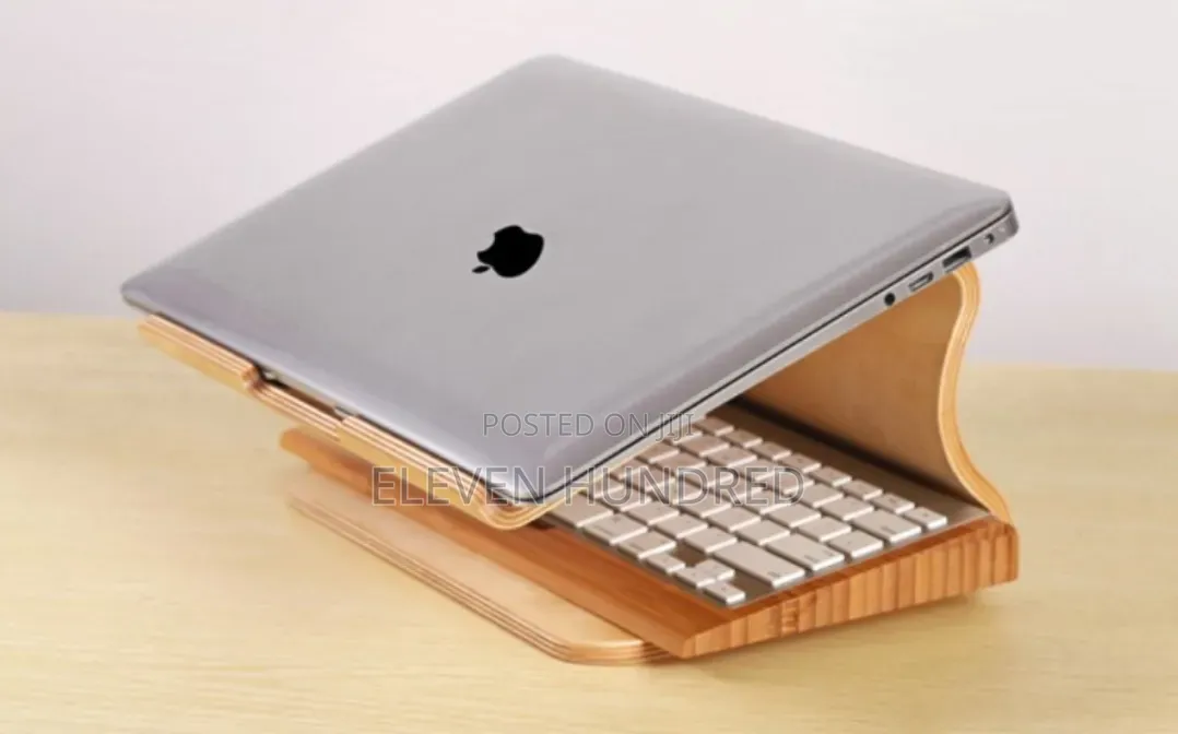 Wood Laptop Desktop Table Stand
