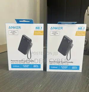 Anker Power Bank, 10000mah 22.5w
