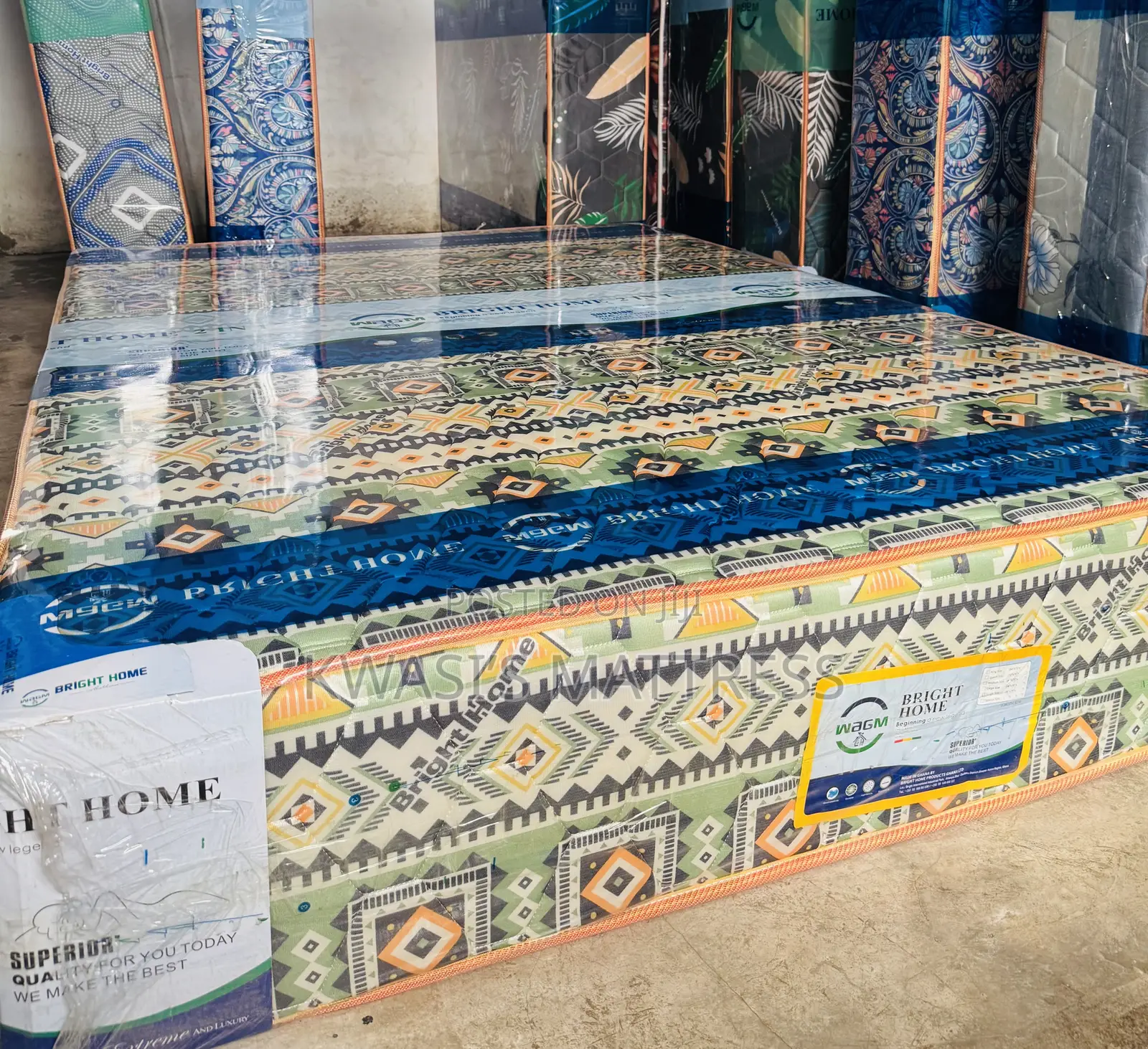 9 Inches Double Mattress( Free Delivery)