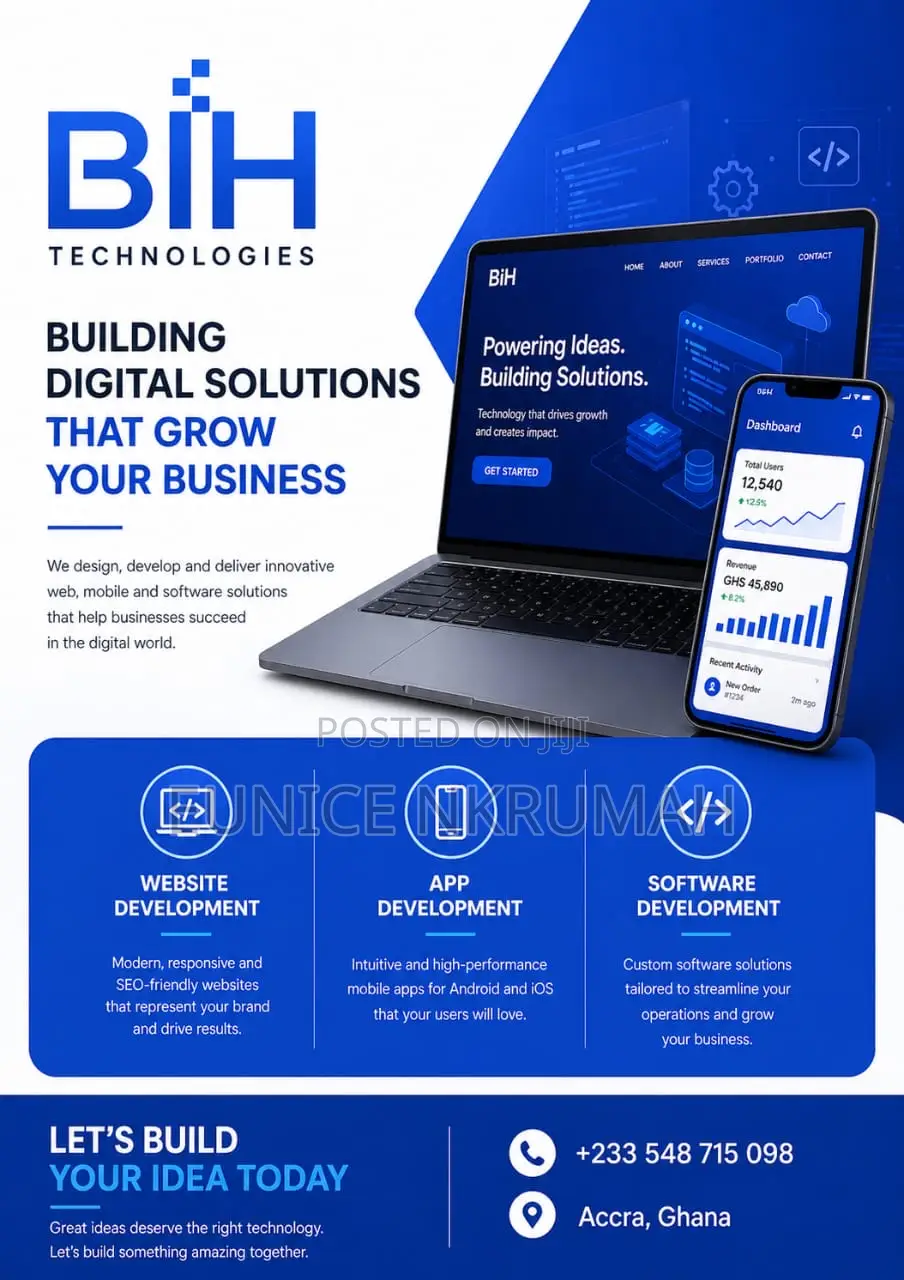 Website,Mobile App, Software Developement
