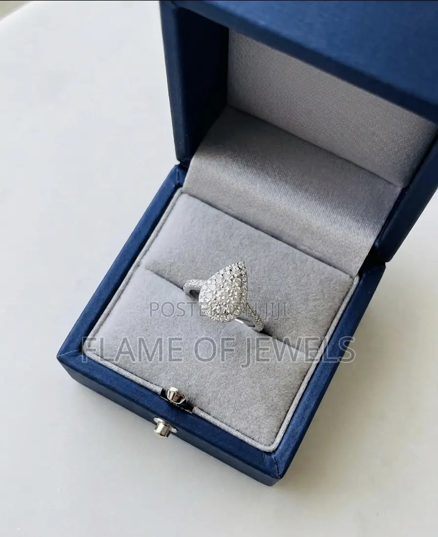 Pear Shimmer Promise Ring