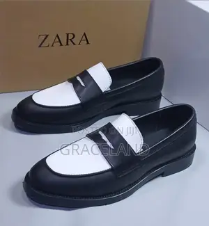This Is Original Zara Pure Real Leather Loafers for Men