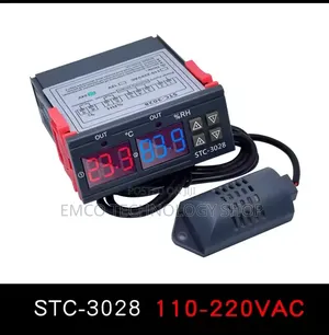 220v STC-3028 Digital Temperature and Humidity Thermostat Dual Display
