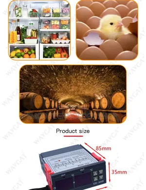 220v STC-3028 Digital Temperature and Humidity Thermostat Dual Display