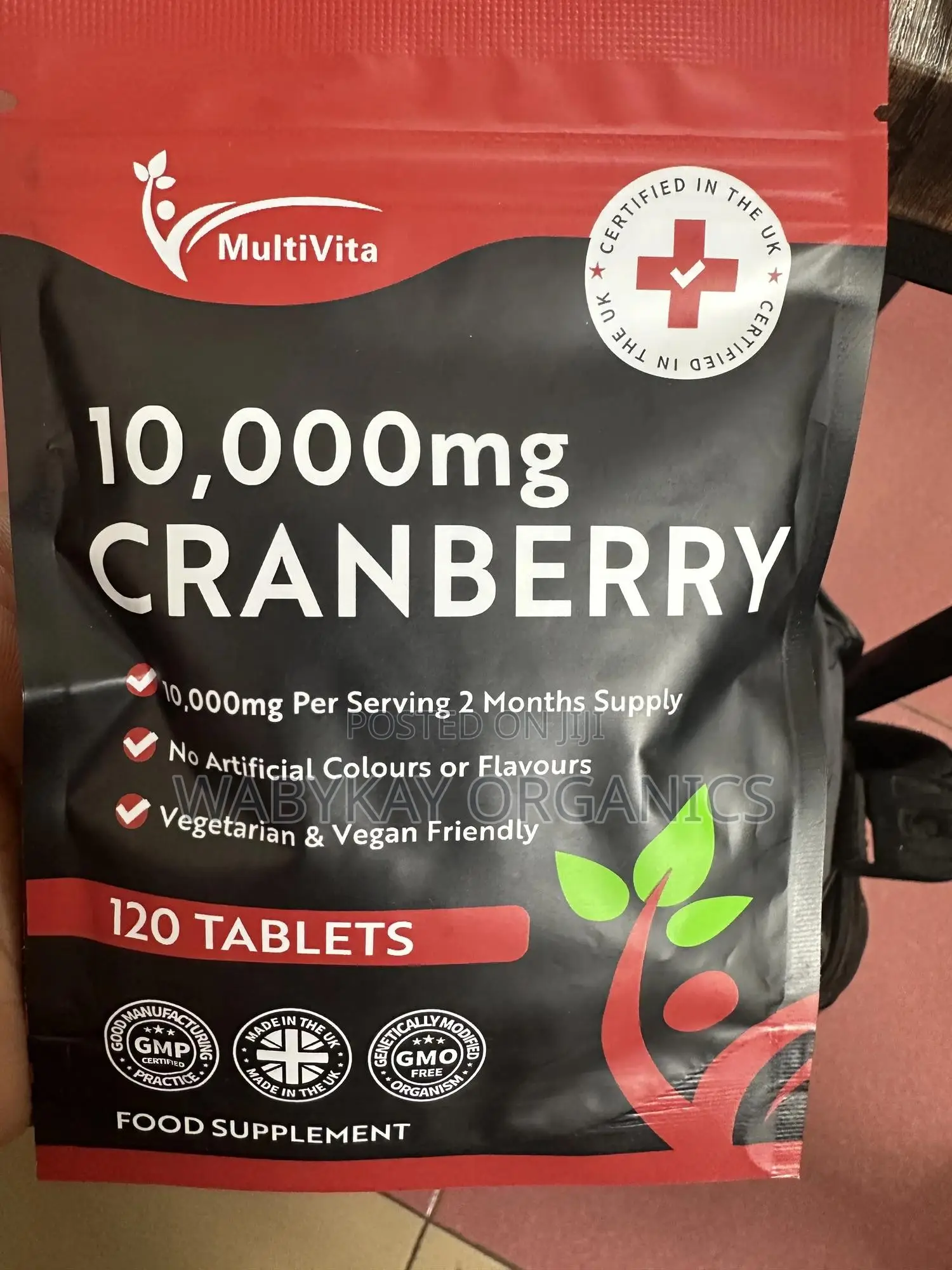 Cranberry Extract. 120 Tablets