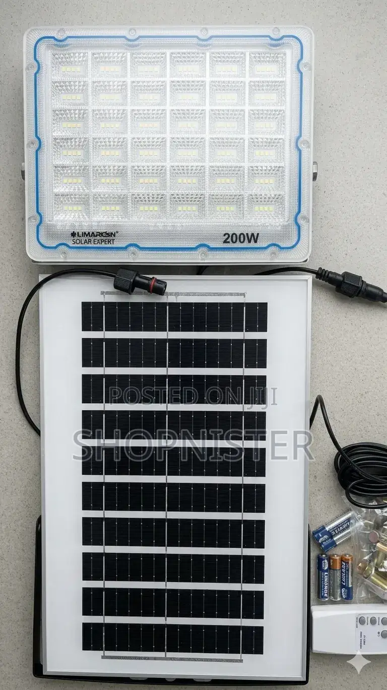 Ultra-Bright 200w Solar Flood Light – Zero Electricity Bill