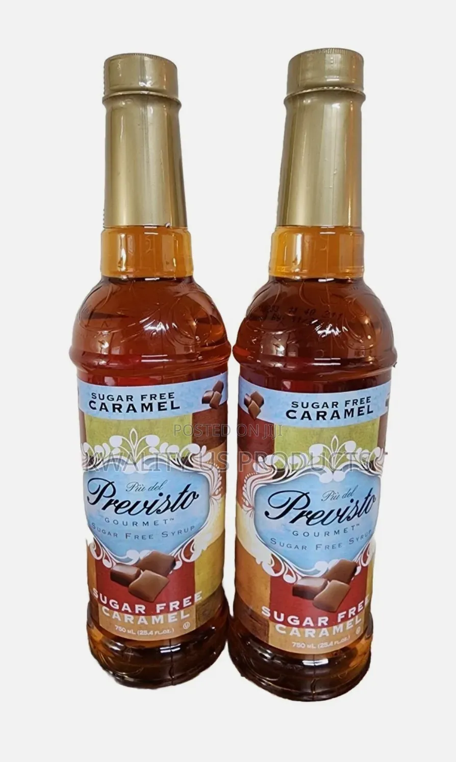 Previsto Sugar-Free Caramel Syrup - 750ml