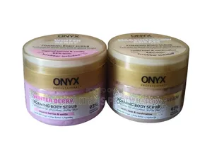 Onyx Professional Foaming Body Scrub - 340g With Scrubber