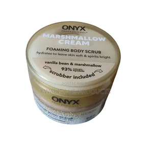 Onyx Professional Foaming Body Scrub - 340g With Scrubber