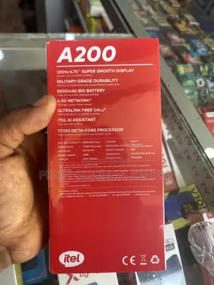 New Itel A200+ 128 GB Orange