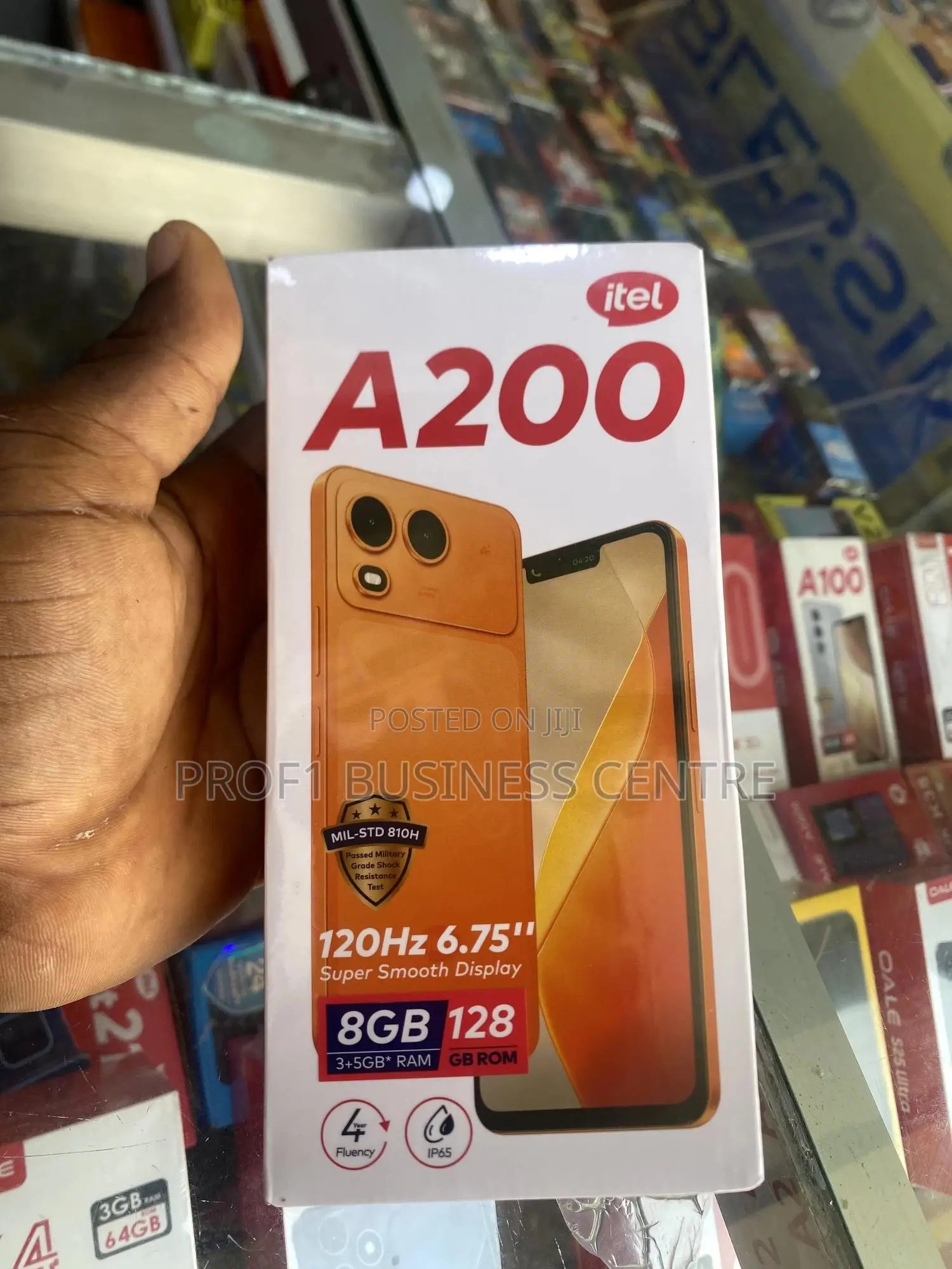 New Itel A200+ 128 GB Orange