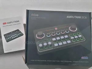 RGB-Enabled Audio Mixer/Sound Card Fifine Sc6