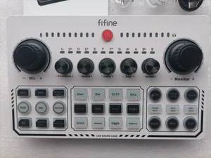 RGB-Enabled Audio Mixer/Sound Card Fifine Sc6