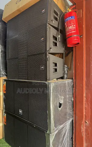 Jac 12 Inches Line Arrays With Ev Double Sub Speakers