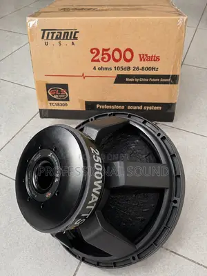 GLS Titanic Usa 18-Inch Naked Speaker 2500watt