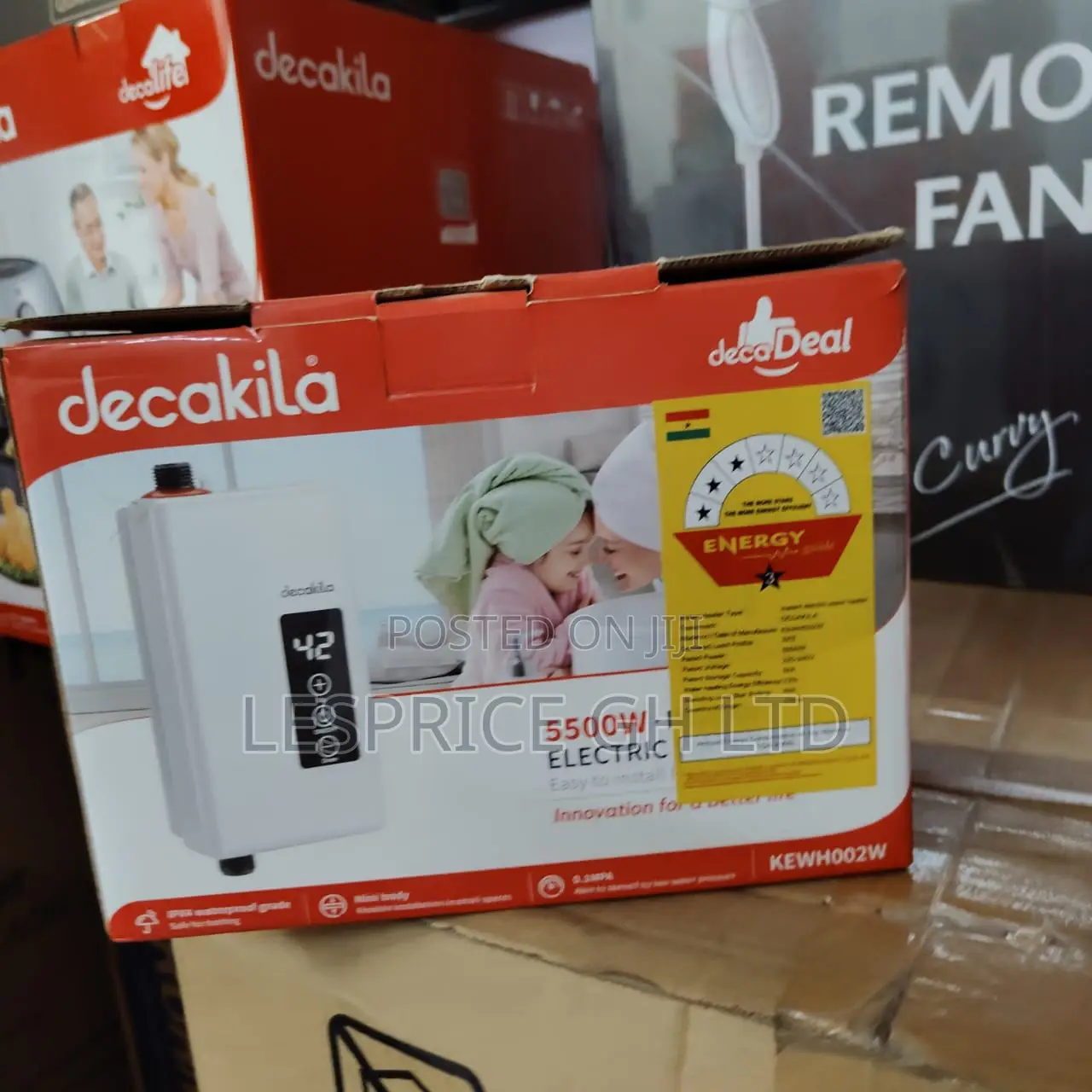 A Compact Size 5500w Water Heater From Decakila