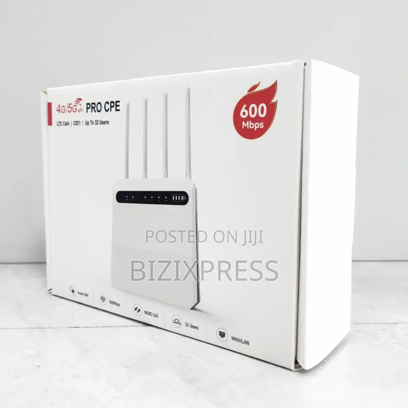 Universal 4g Wifi Router With Built-in Battery-600mbps