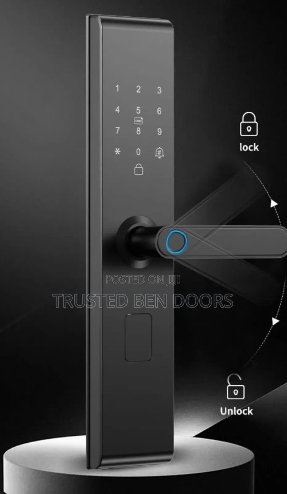 Tuya Wifi Biometric Wireless Smart Lock for All Doors