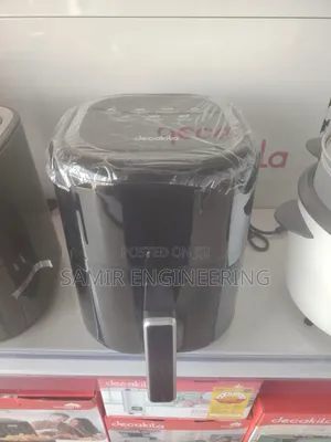 Decakila 4.5l Black Digital Air Fryer 1400w-Keec100b
