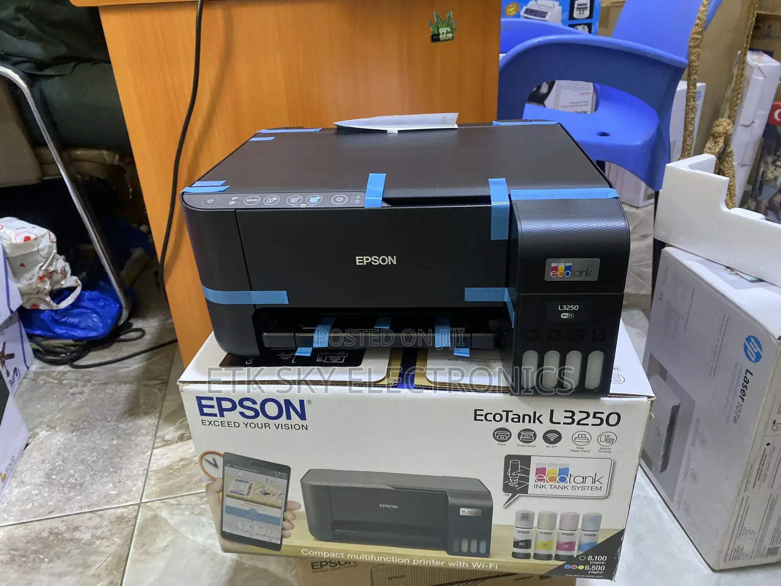 Duplex Epson L3250 3in1 Wireless Printer