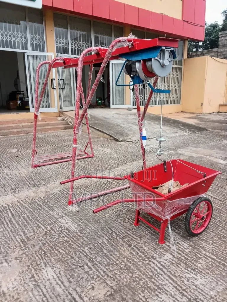 500kg Electric Hoist Machine With Wheel Barrow