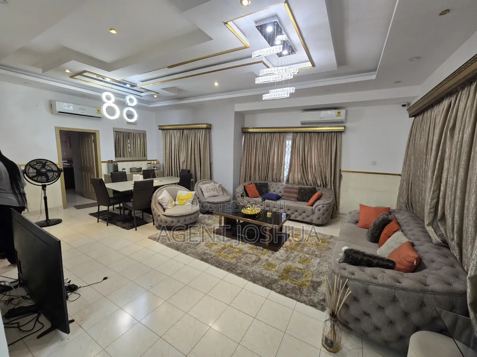 Furnished 4bdrm House in Regimanuel Estate for rent