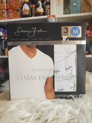 Men's v-Neck Shirts 3 Packs Medium Size