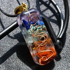Chakra Crystal Stone Pendant Necklace