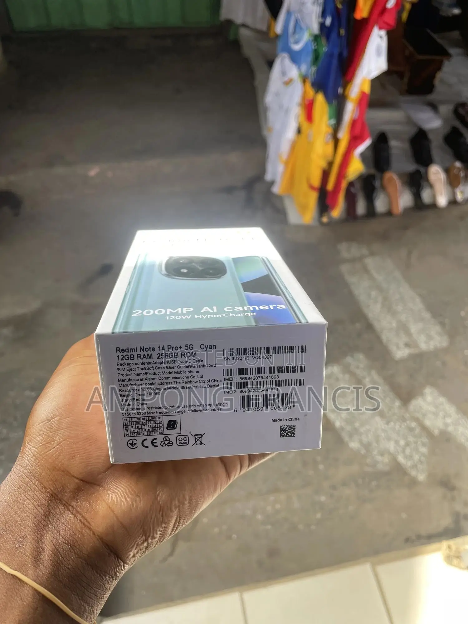 New Xiaomi Redmi Note 14 Pro+ 5G 256 GB