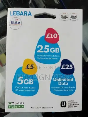 Uk Sim Card in Ghana –For Calls, Texts Verification