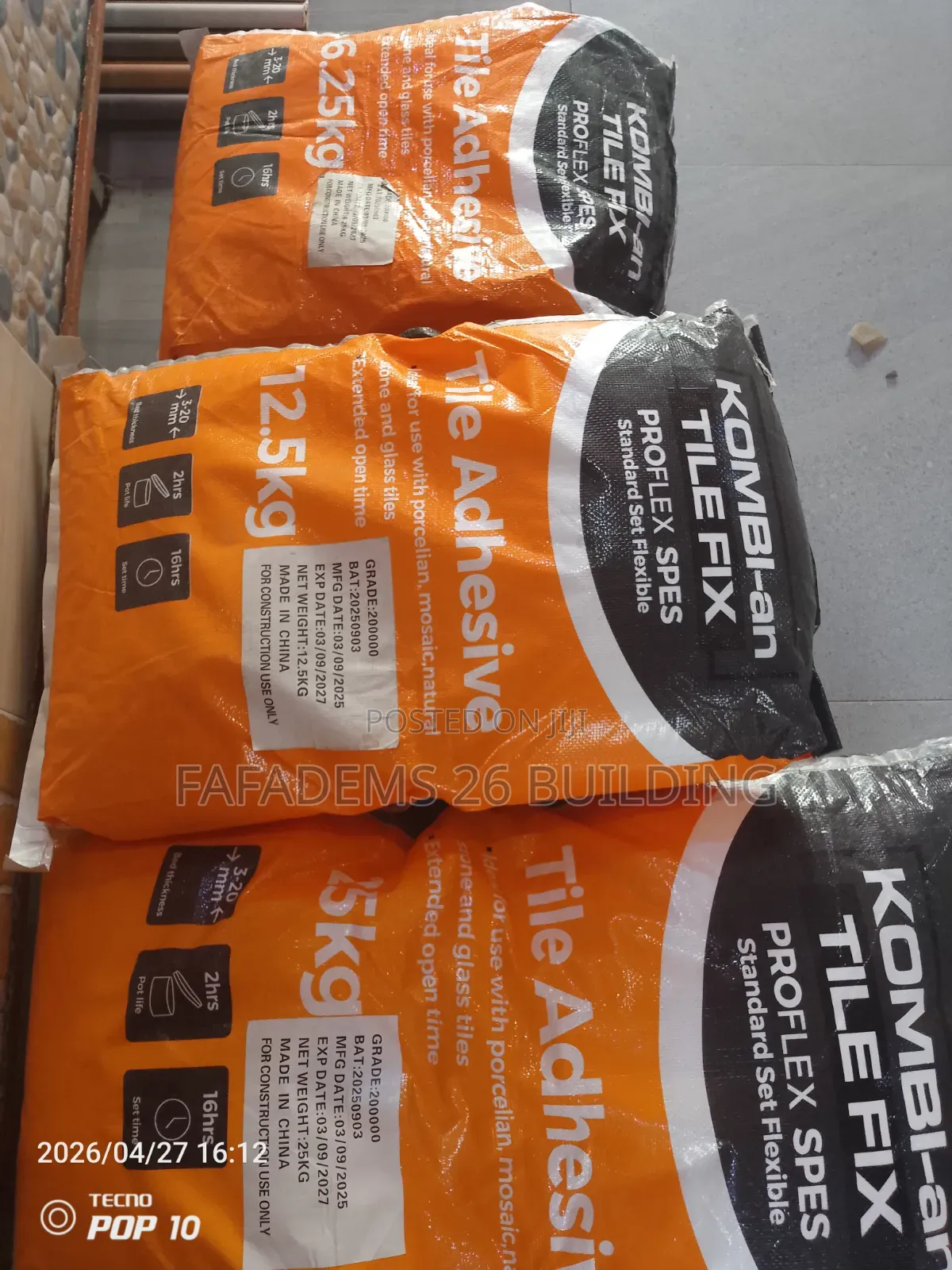 Kombi-an Tile Fix Adhesive