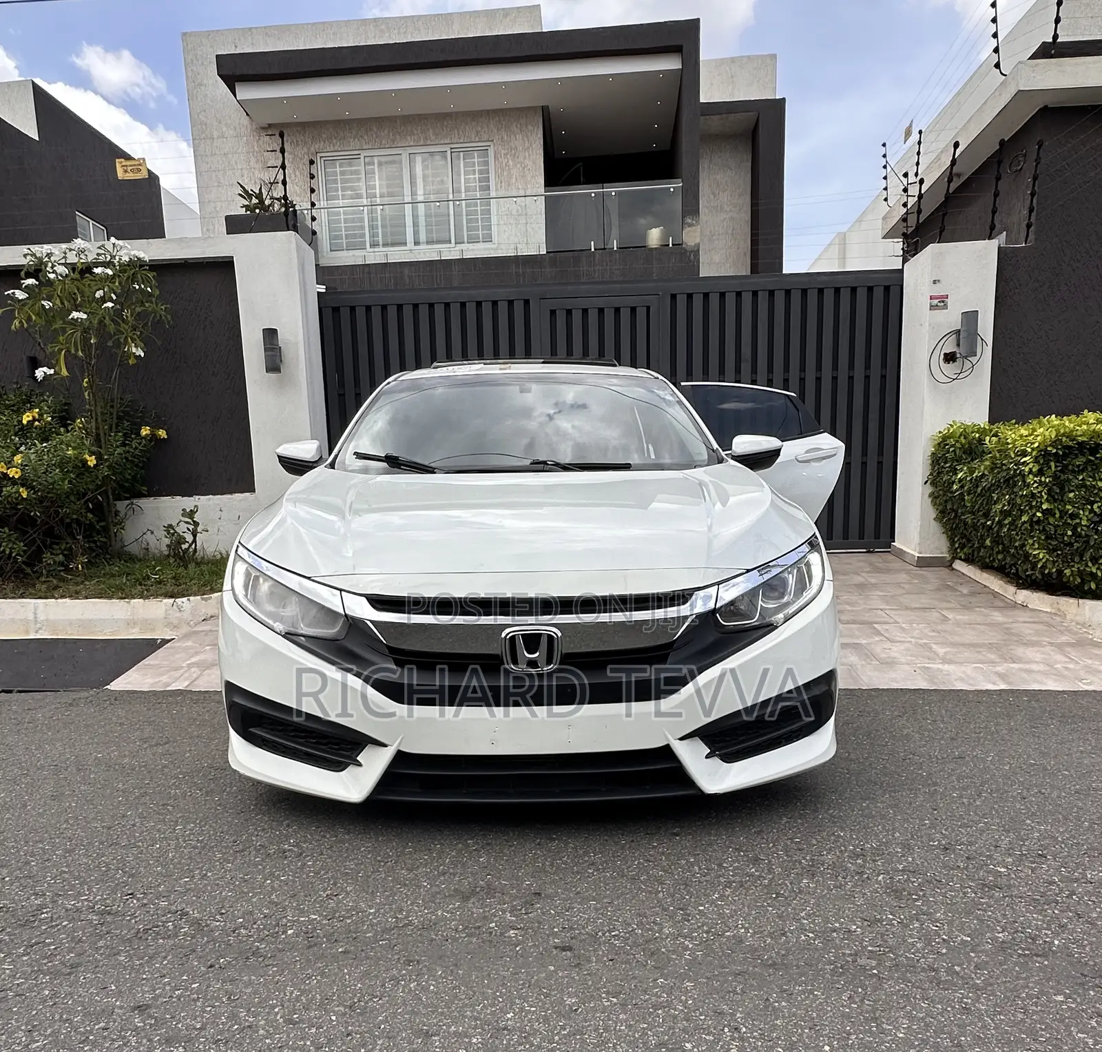 Honda Civic EX 4dr Sedan (2.0L 4cyl) 2017 White