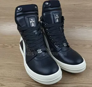 Black and White Colored Rick Owen Shoe
