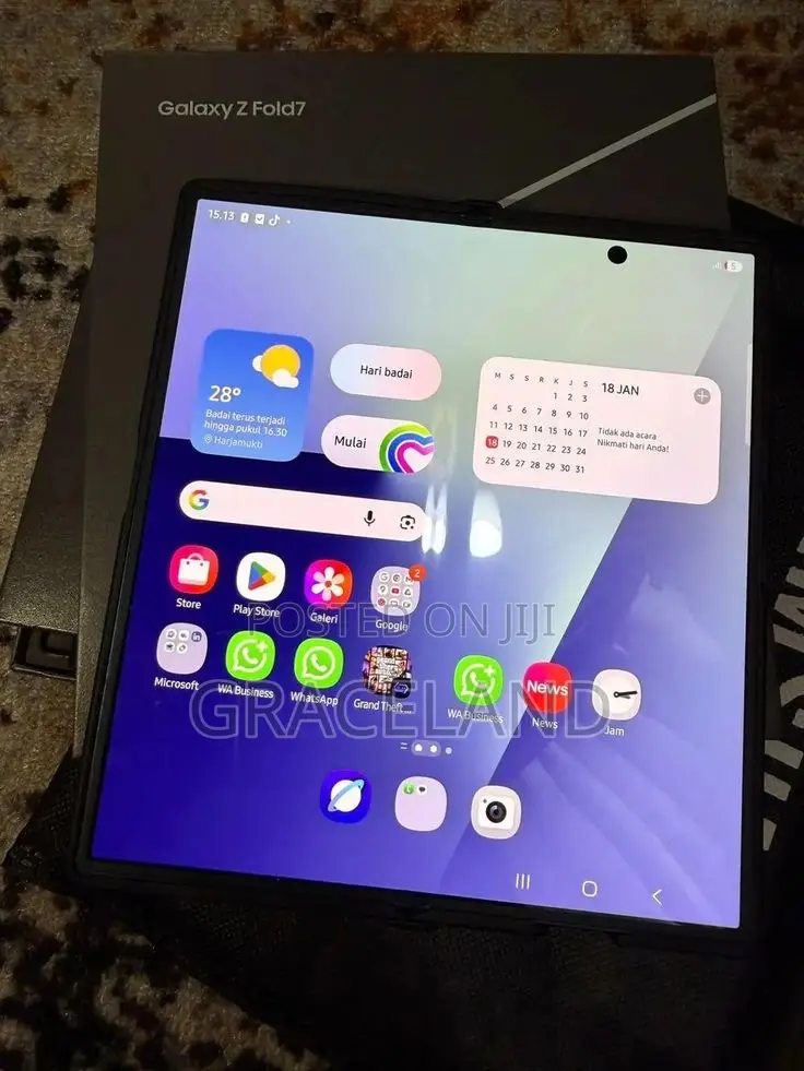 New Samsung Galaxy Z Fold7 256 GB Black